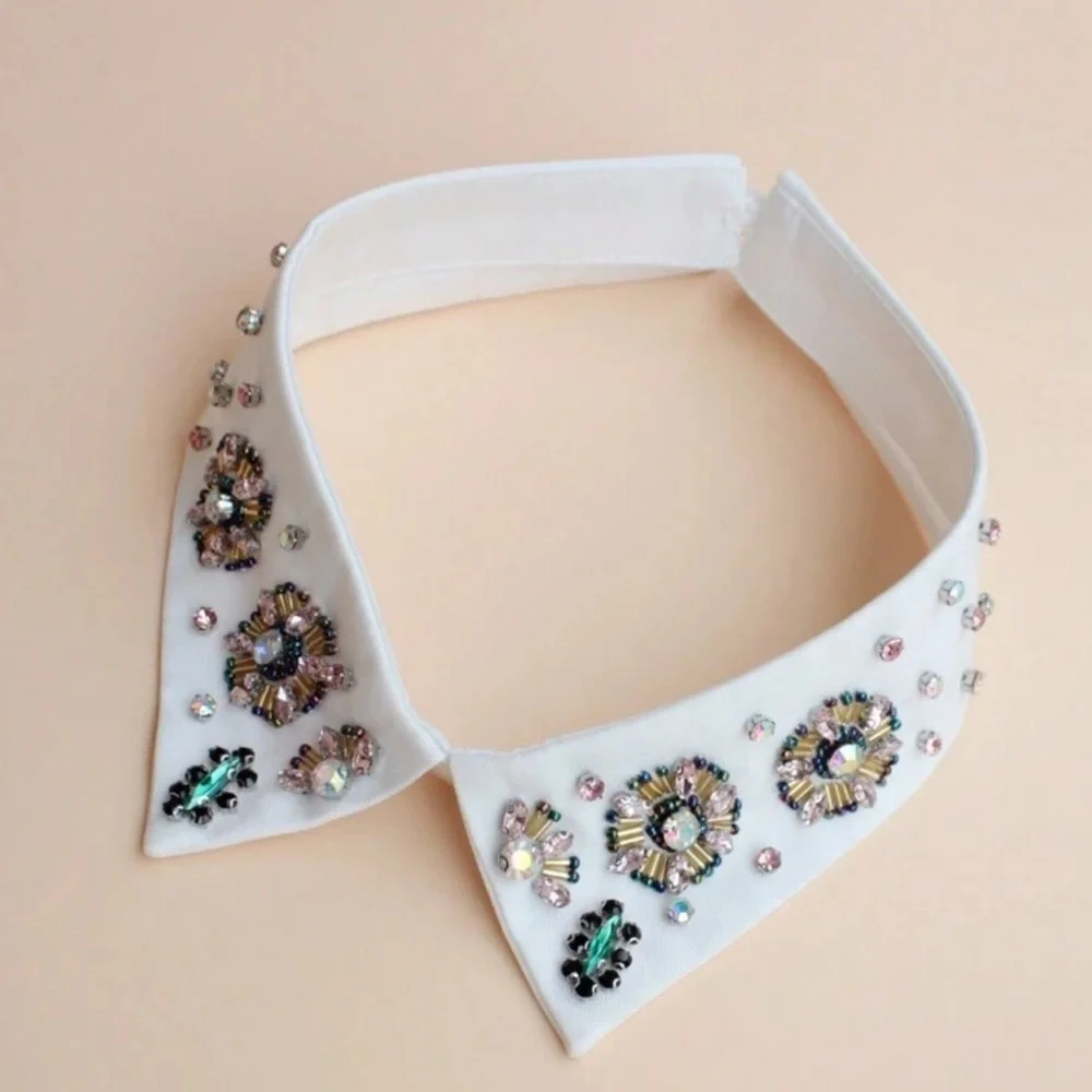 💎 Embellished Dickey Collar 💎 - Picture 2 of 6